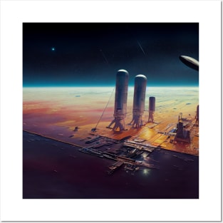 Interplanetary Spaceport Posters and Art